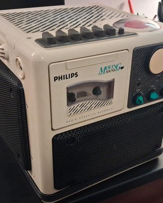 radio cassette Philips moving Sound vintage