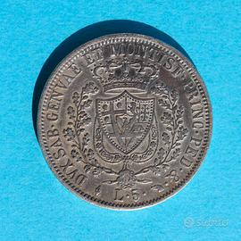 Regno di Sardegna Carlo Felice 5 Lire 1828