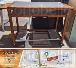 Codice: 263977 SCRIVANIA PC CON ROTELLE + 2 RIPIA