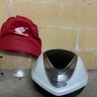 Set originale honda: bauletto+parabrezza +custodia