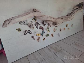 Quadro Tela Farfalle colorate