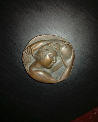 Medaglia d'arte in bronzo Emilio Greco 1972 Cassa 