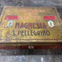 Scatole di latta vintage San Pellegrino