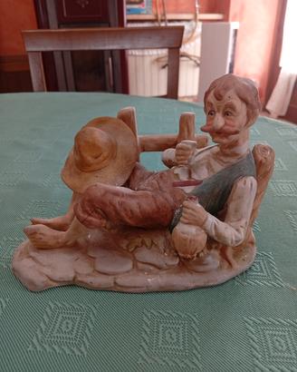 statua in porcellana 
