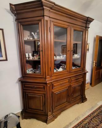 Vetrina / Credenza in legno massello 
