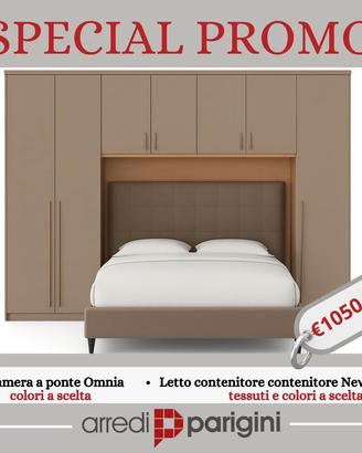 Camerta da letto a ponte + letto contenitore PROMO