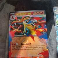 Carte ex e carte comuni e holo e box di charizard.