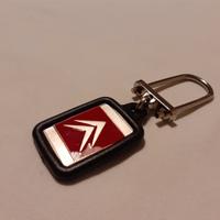 Portachiavi Citroen in acciaio - vintage nuovo