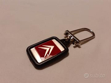 Portachiavi Citroen in acciaio - vintage nuovo