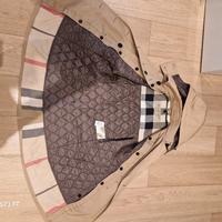 trench Burberry con gilet trapuntato