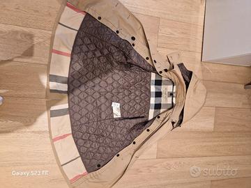 trench Burberry con gilet trapuntato