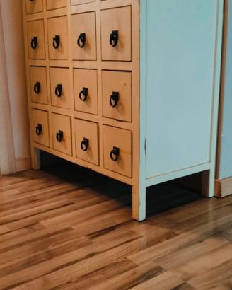 Mobiletto con cassetti stile shabby chic