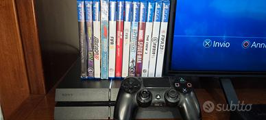 playstation 4 e controller più giochi a parte