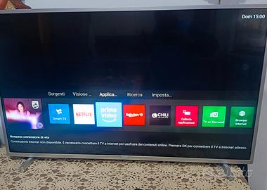 smart TV Philips 43 pollici 4K 
