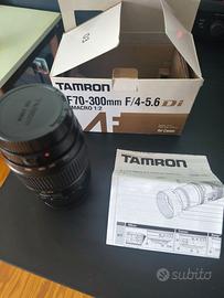 Obiettivo Tamron 70-300mm per Canon - COME NUOVO