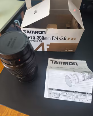 Obiettivo Tamron 70-300mm per Canon - COME NUOVO