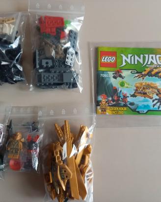 RARO Lego Set 70503 NINJAGO ORO COMPLETO e ISTR