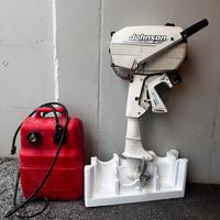 Motore Johnson 4cv 2T con serbatoio aggiuntivo