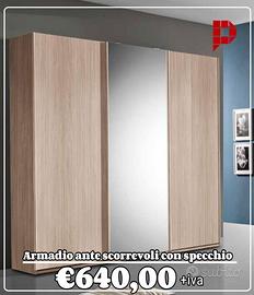 Armadio - specchio - 3 ante scorrevoli PROMO
