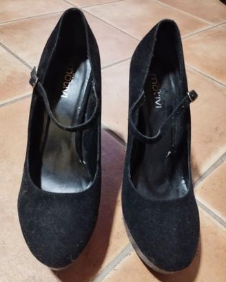 Décolleté Motivi tacco 12 cm nere tg 39