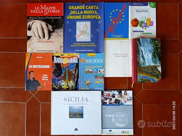 Libri Vari: Mappe Storia Ue Sicilia Fumetti Salute