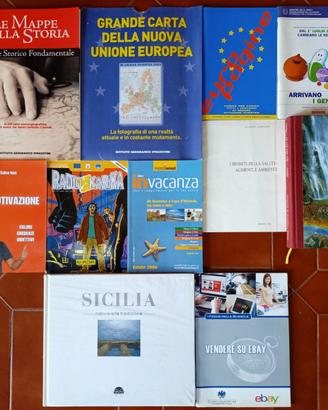 Libri Vari: Mappe Storia Ue Sicilia Fumetti Salute
