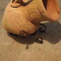 Anfora in terracotta obliqua