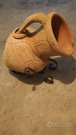 Anfora in terracotta obliqua