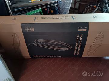 Box da tetto auto Sport 431 – 430L, Grigio Scuro