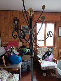 Attaccapanni in ferro battuto 