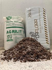 Mix 15 litri - Torba Bionda LAFLORA + Perlite