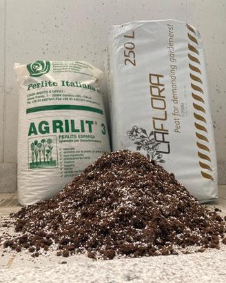 Mix 15 litri - Torba Bionda LAFLORA + Perlite