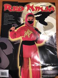 Vestito carnevale Red Ninja
