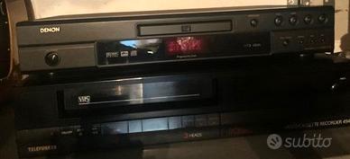 Video cassette Telefunken e Cd Denon