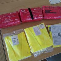 Kit auto soccorso + giubbotto giubbottino catarinf