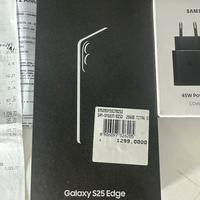 Samsung s25 edge chiuso nuovo mai aperto