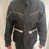 Giaccone moto bistagionale nero