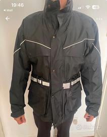 Giaccone moto bistagionale nero