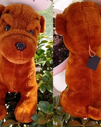 peluche cane Shar Pei cm40 nuovo