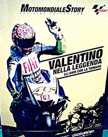 LIBRI, RIVISTE E 26 DVD MOTOGP, ROSSI E AGOSTINI