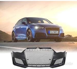 PARAURTI ANTERIORE AUDI A3 8V 12-16 LOOK RS3 PDC S