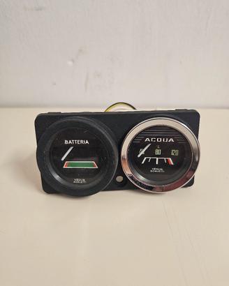 Manometri livello batteria e Acqua auto epoca
