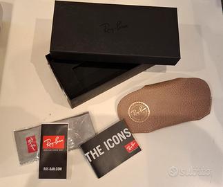 RAYBAN astuccio custodia occhiali sole new in box 