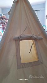 Tenda in cotone naturale