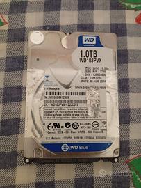 Hard disk WD 1tb 2.5 portatile