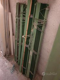 Quattro veneziane alluminio verdi da esterno