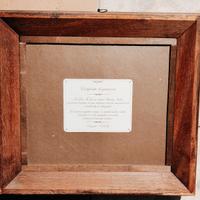 Incisione in calcografia di paesaggi francesi