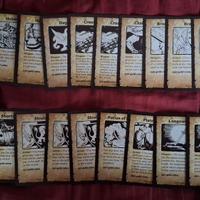 HeroQuest carte equipaggiamento completo inglese