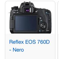 Canon eos 760D Con 18-55mm+50mm con 2 batteria