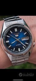 Seiko 5 automatic vintage 7009 blu 